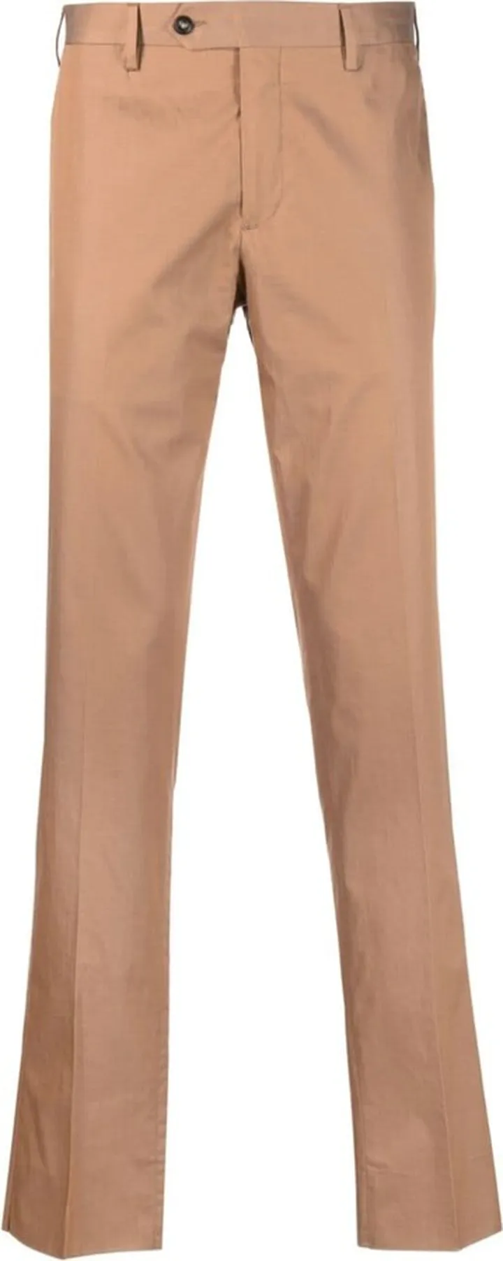 Straight-Leg Cotton Trousers