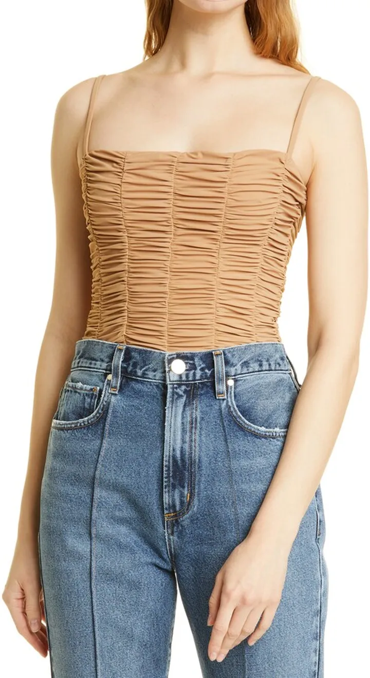 The Ezra Shirred Bodysuit