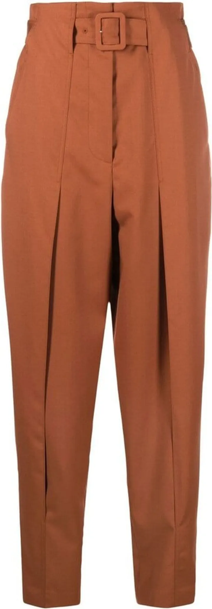 High-Waisted Tailored Trousers
