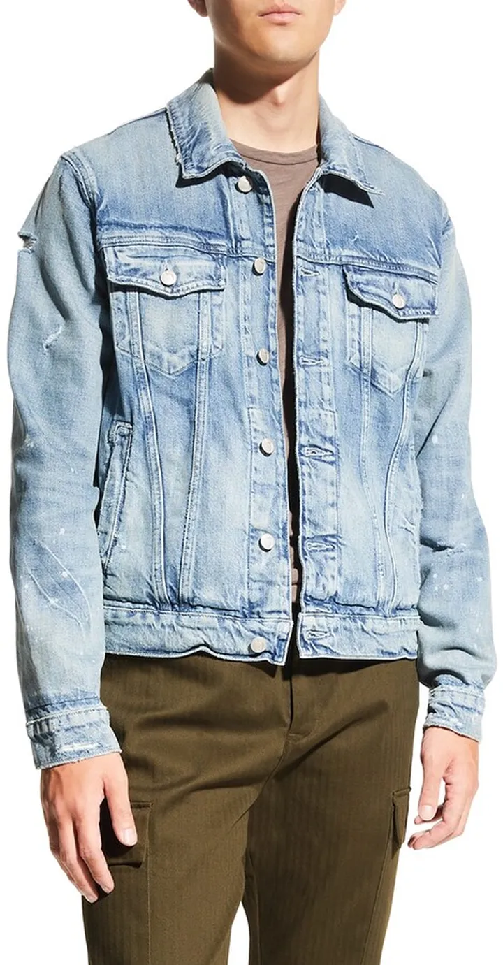 Men's Indigo Denim Trucker Jacket
