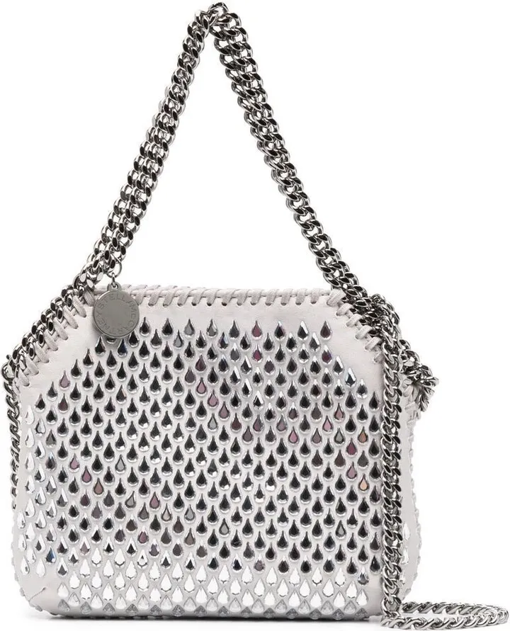 Falabella crystal-embellished mini tote bag