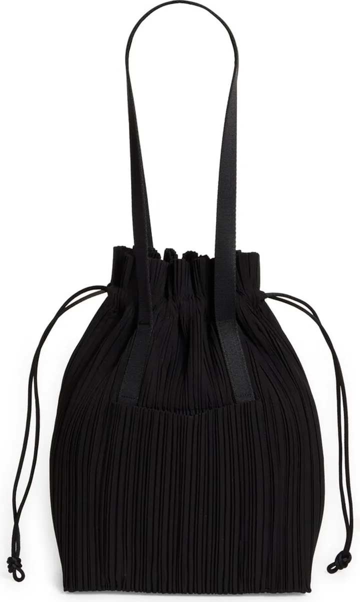 Pleated Tote Bag