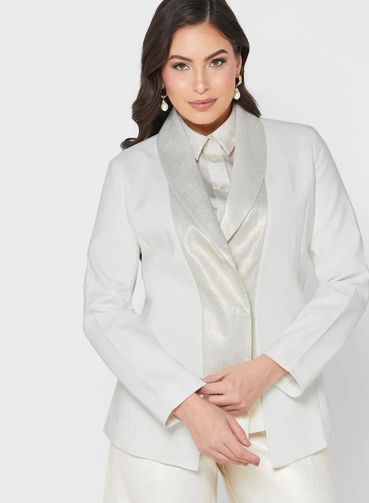 Gold Lapel Blazer