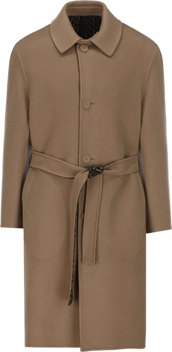 Fendi Oversized Reversible Trench Coat