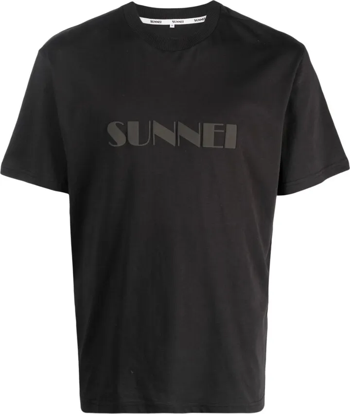 logo-print cotton T-shirt