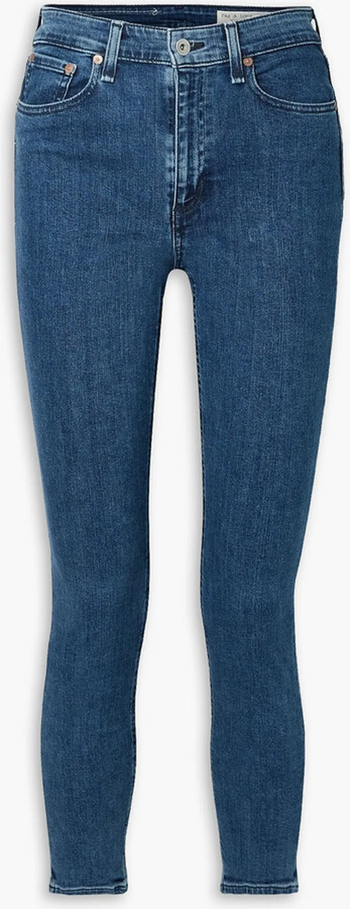 Nina cropped high-rise skinny jeans