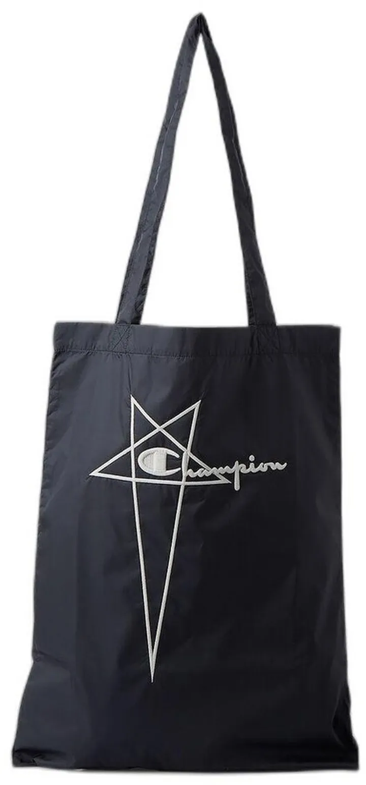 Rick Owens X Champion Logo Embroidered Tote Bag