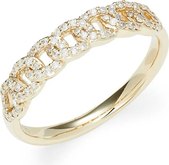 14K Yellow Gold & 0.25 TCW Diamond Anniversary Ring