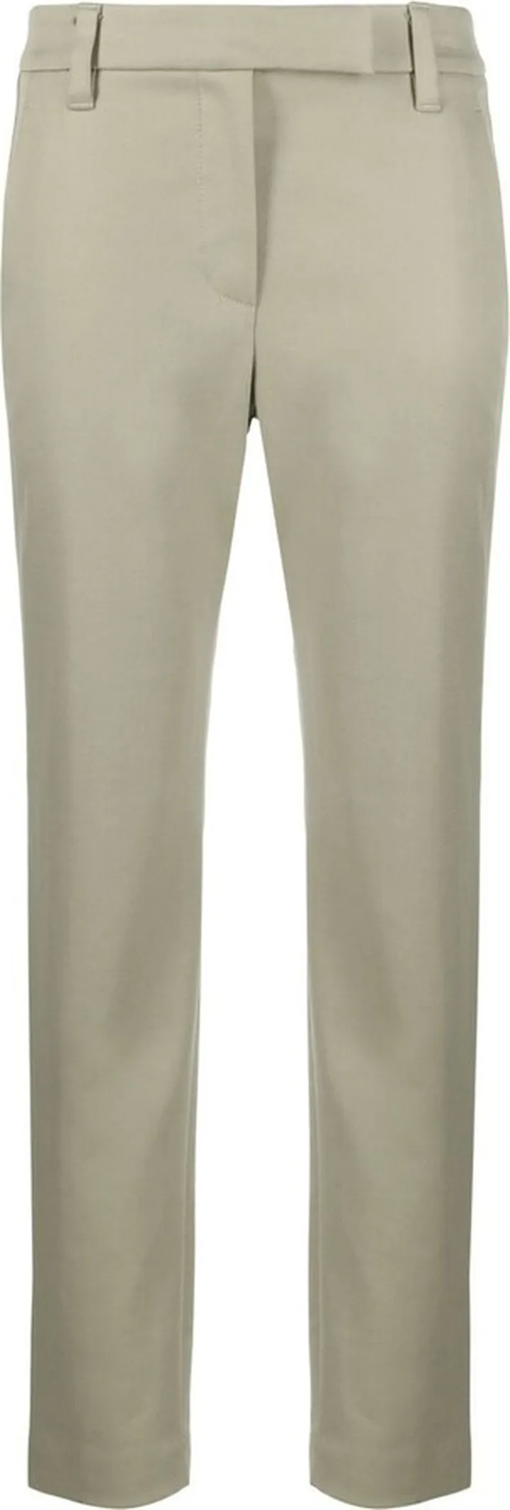 Slim-Fit Stretch Cotton Trousers