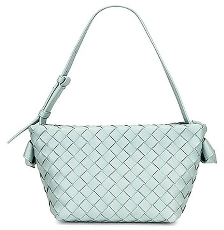 Bottega Veneta Mini Shoulder Bag in Baby Blue