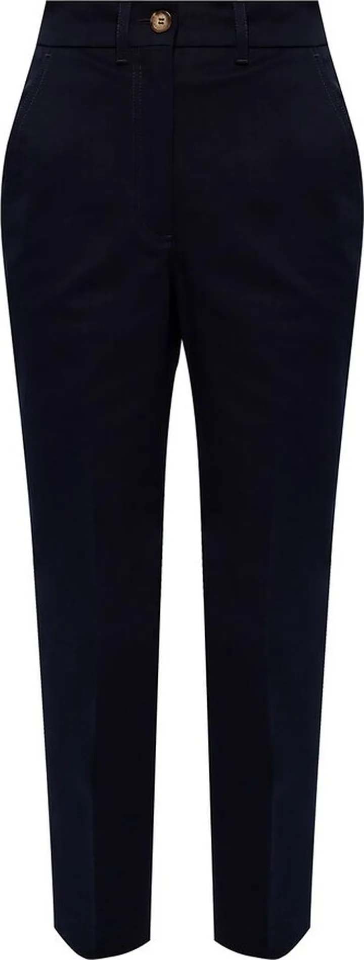 Moncler Logo Embroidered Cropped Trousers