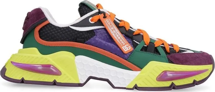 Dolce & Gabbana Airmaster Color-Block Low-Top Sneakers