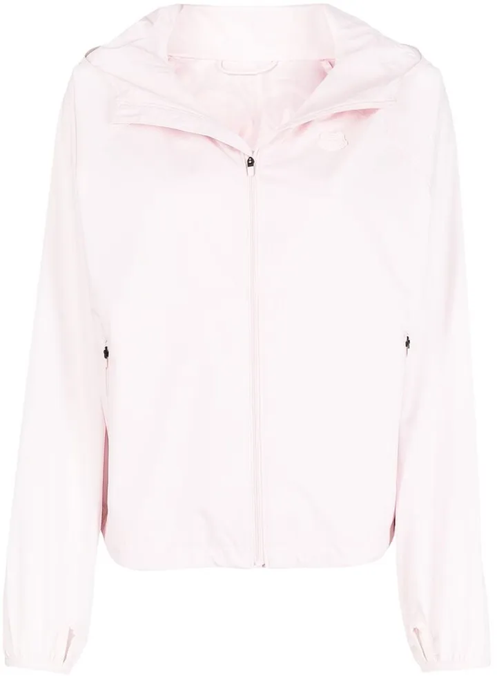 Tiger logo-patch hooded jacket