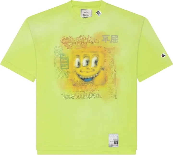 Maison Mihara Yasuhiro Graphic Printed Distressed T-Shirt