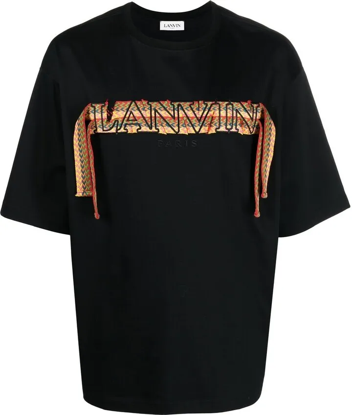 embroidered-logo cotton T-shirt