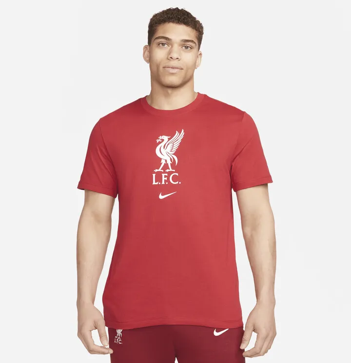 Nike Men's Liverpool FC Soccer T-Shirt in Red