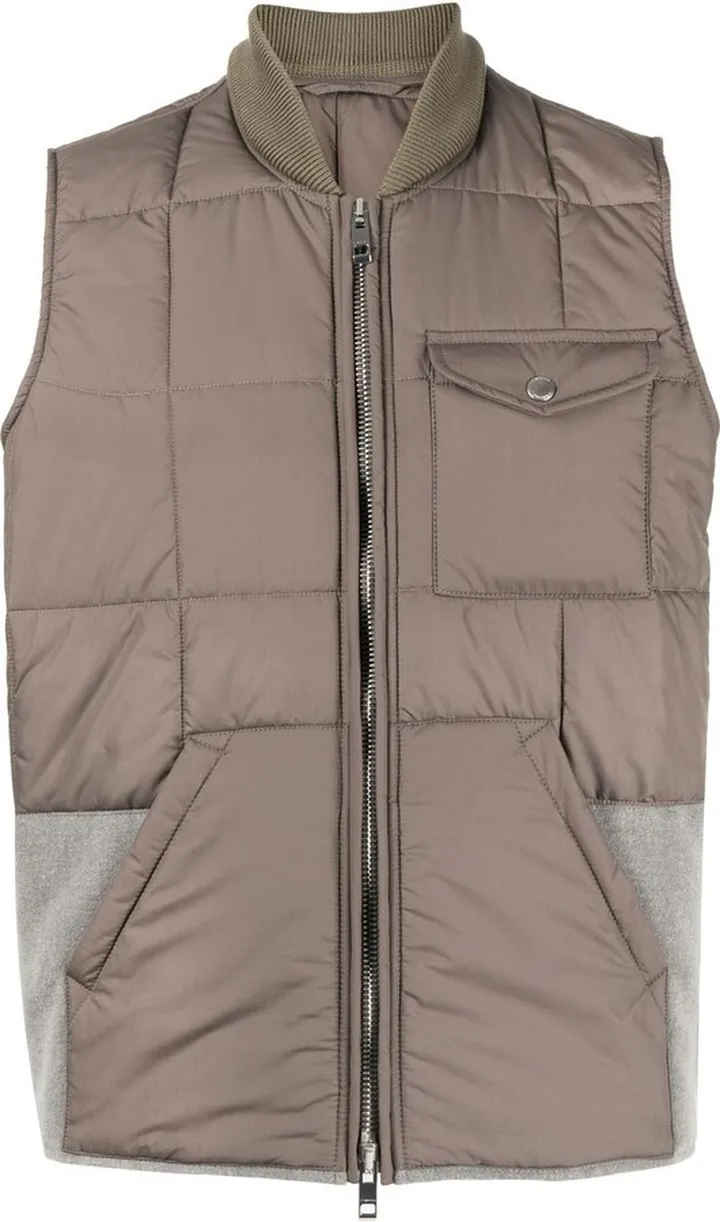 Panelled Padded Gilet