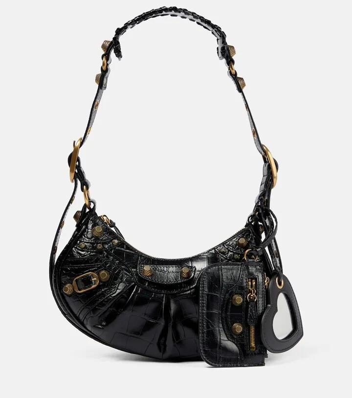 Le Cagole XS leather shoulder bag