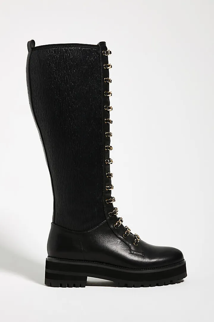 Cecelia New York Tiny Tall Boots Black