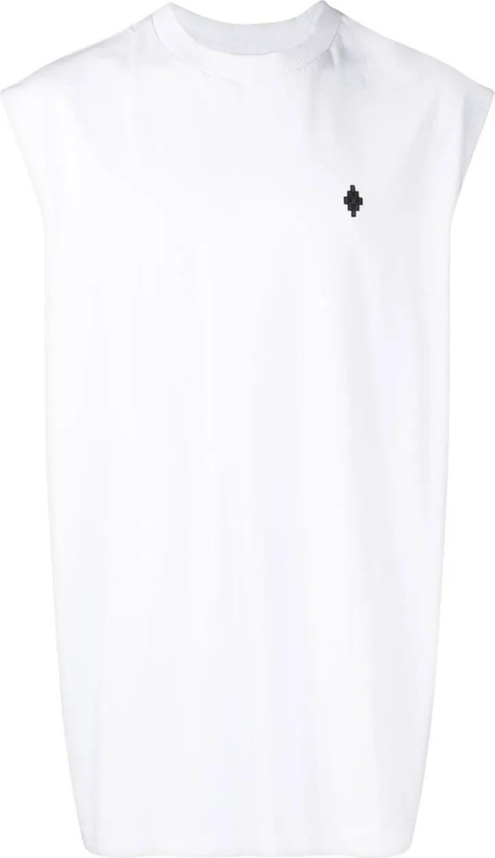 Embroidered-Logo Detail Tank Top