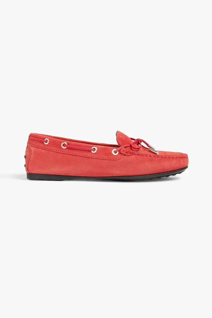 Heaven Laccetto suede loafers