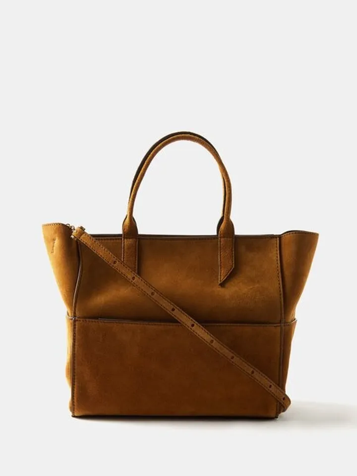 Incognito Suede Tote Bag