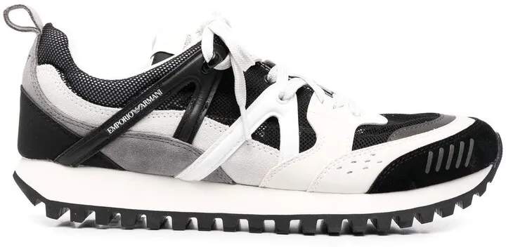 Colour-Block Low-Top Sneakers