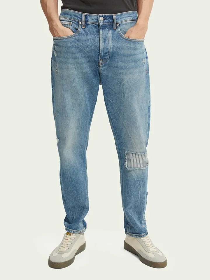 Scotch & Soda The Dean Loose Tapered-fit Jeans