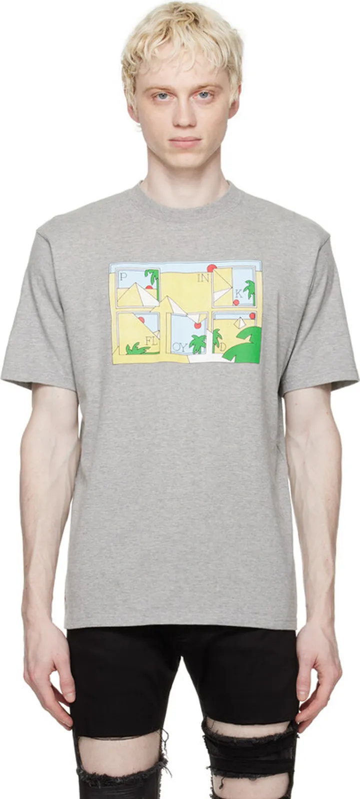 UNDERCOVER Gray Printed T-Shirt