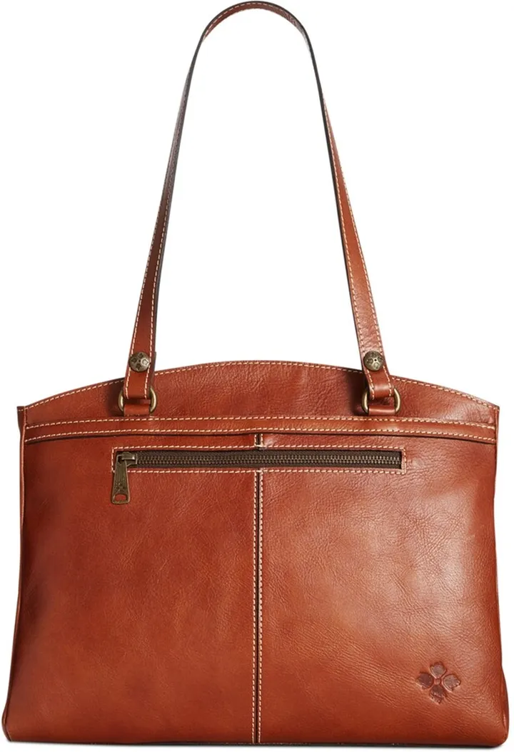 Patricia Nash Poppy Smooth Leather Shoulder Bag