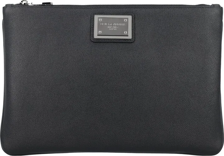 Grainy Calfskin Pouch