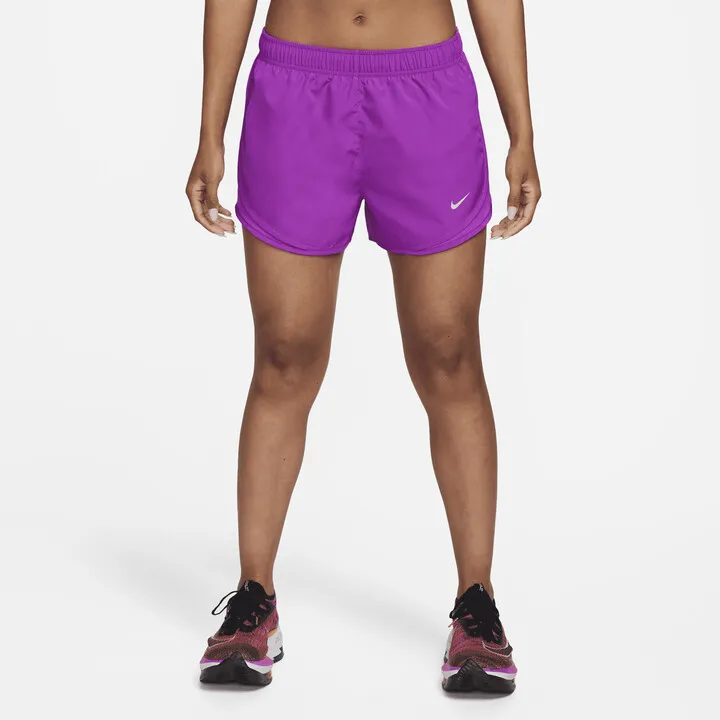 Nike Women's Tempo Brief-Lined Running Shorts in Purple
