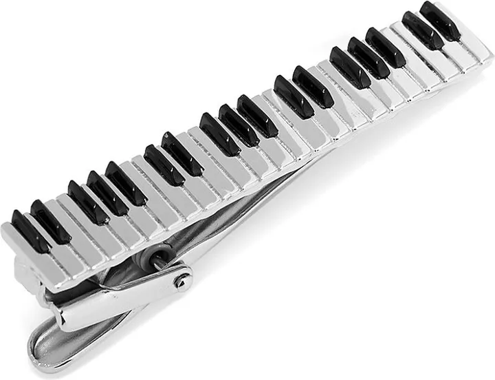 Reorder Piano Keys Metal Tie Clip