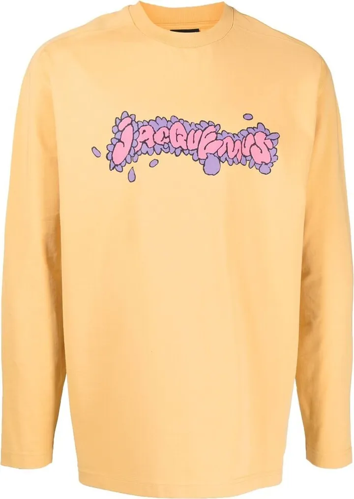 graphic logo-print long-sleeve T-shirt