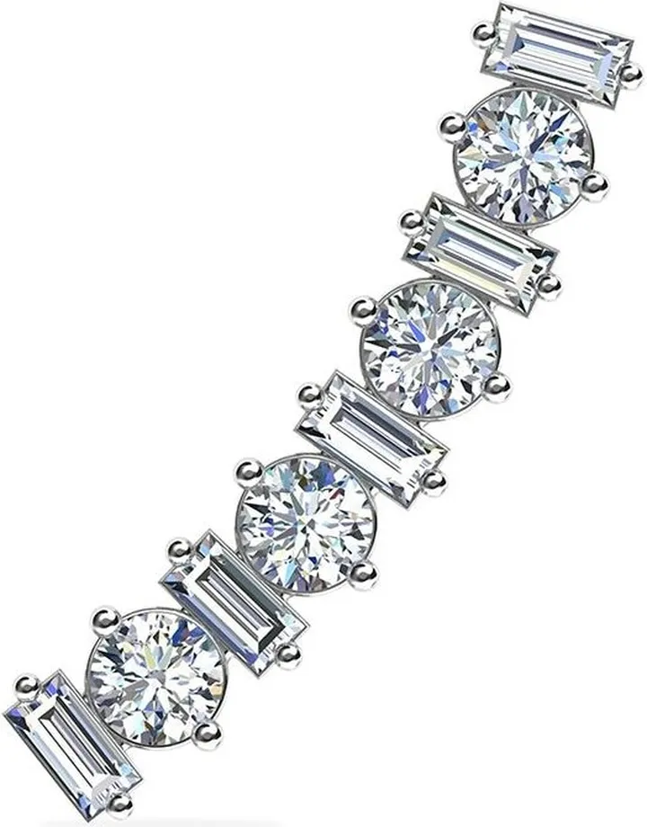 18kt white gold Amalfi diamond left ear cuff