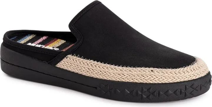 MUK LUKS Women's Street Kings Highway Clogs -Black 7.5