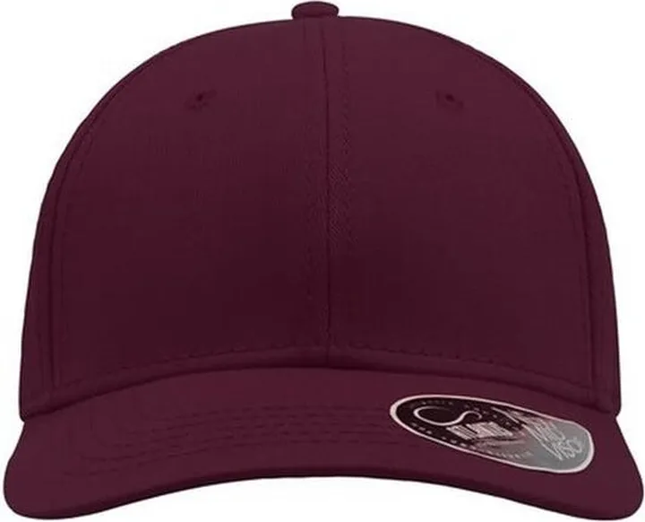 Atlantis Unisex Adult Pitcher Flexible Baseball Cap - Burgundy