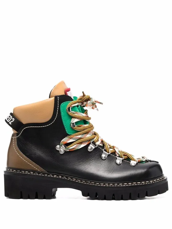 Hiker Style Leather Boots