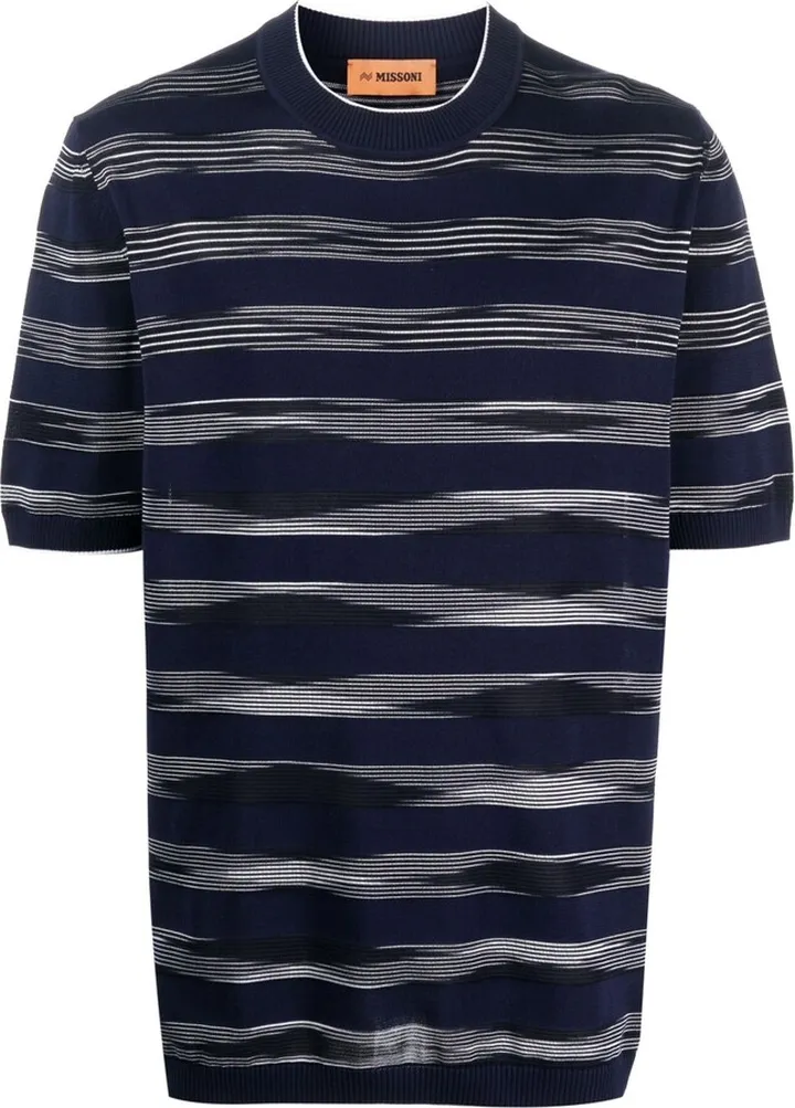 striped cotton T-shirt