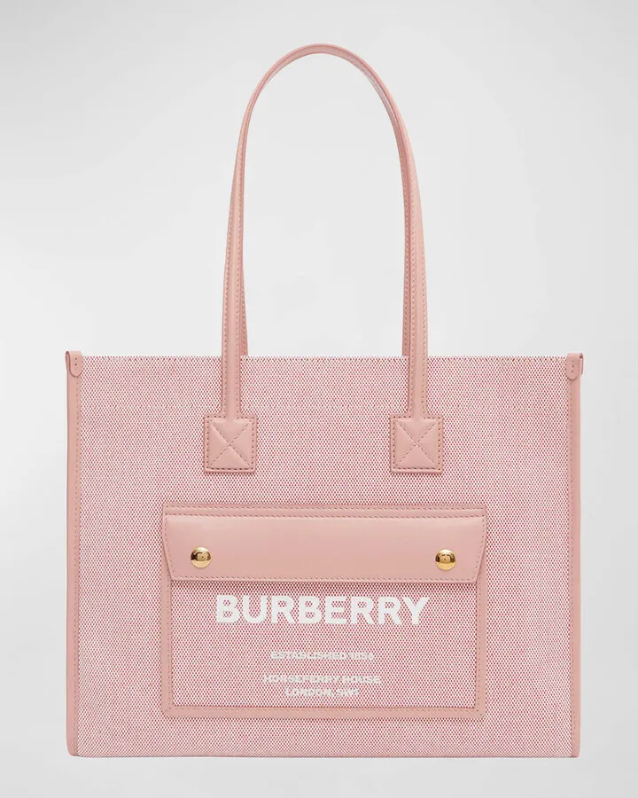 Freya Small Horseferry-Print Canvas Tote Bag