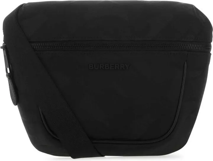 Burberry Logo Detailed Zipped Crossbody Bag