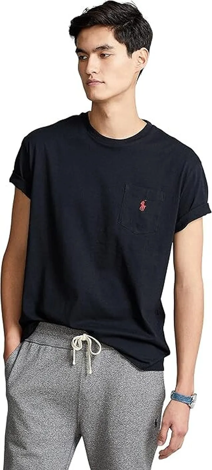 Polo Ralph Lauren Classic Fit Pocket Tee (RL Black) Men's T Shirt