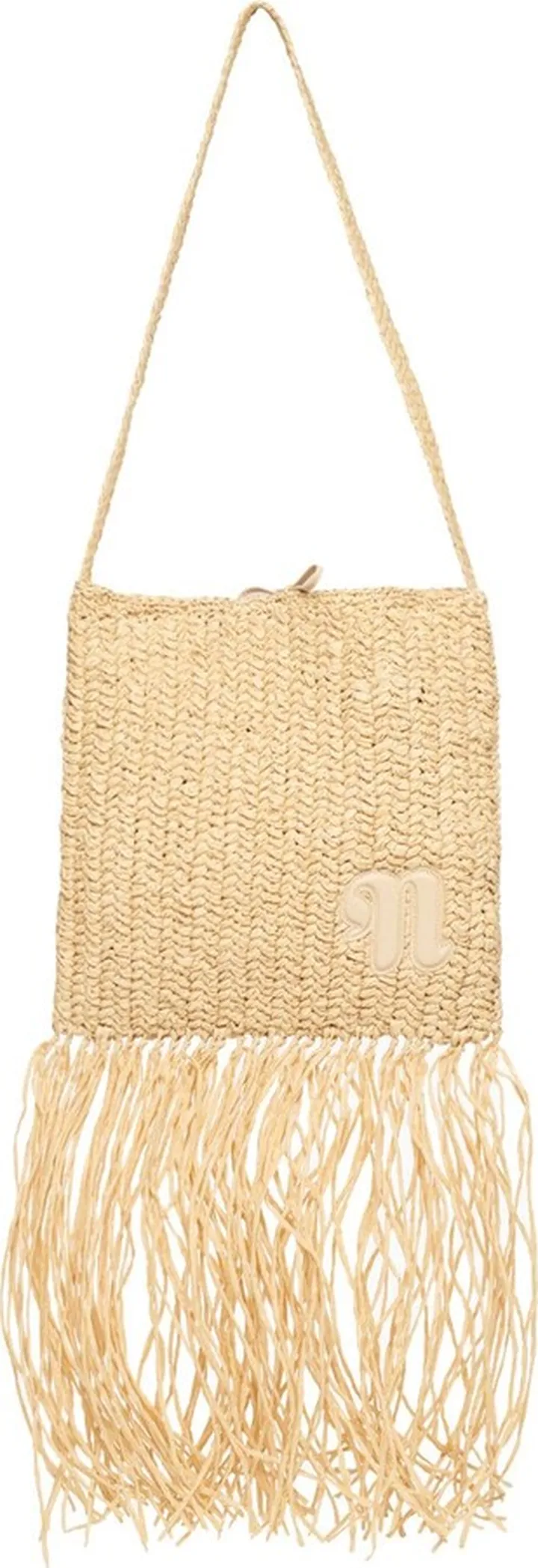 The Fringe raffia shoulder bag