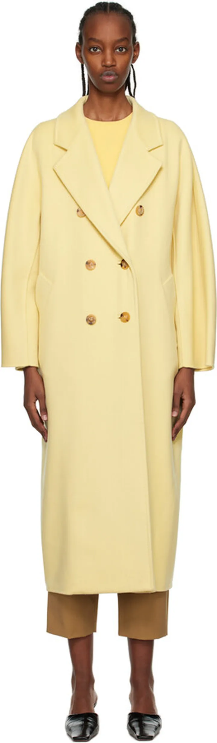 Max Mara Yellow Aia Coat