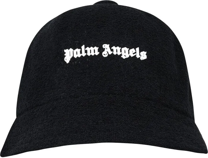 Palm Angels Logo Plaque Bucket Hat