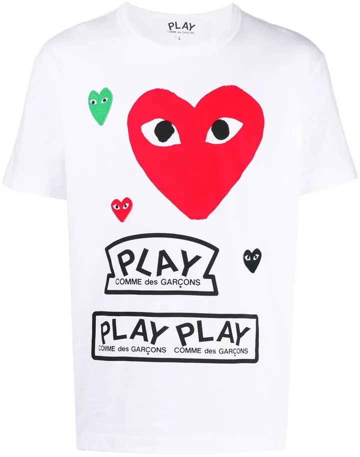 multi logo T-shirt