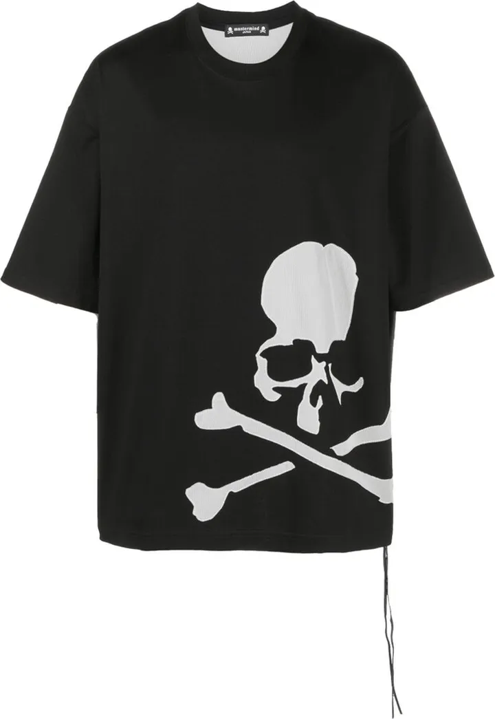 skull-print cotton T-shirt