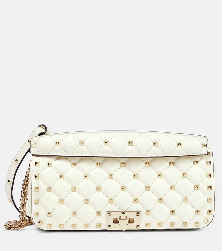Rockstud Spike leather shoulder bag