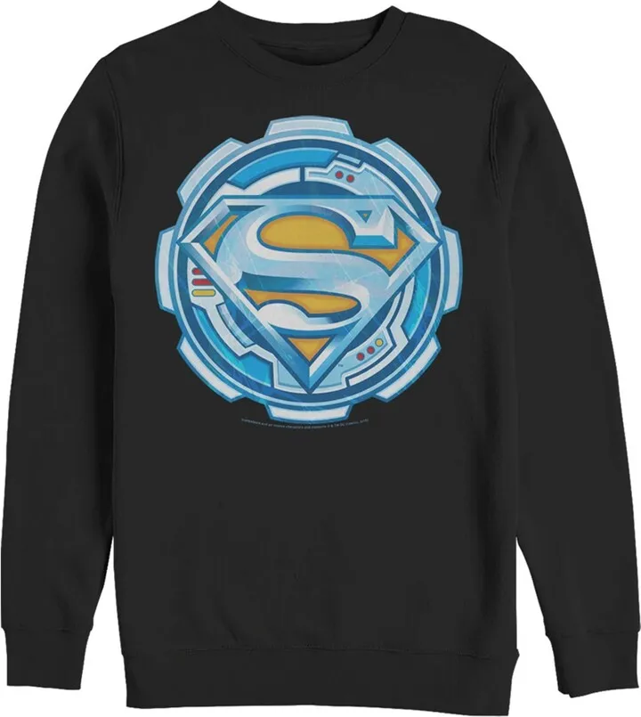 Men's Superman Logo Gear Sweatshirt - Black - 2X Large