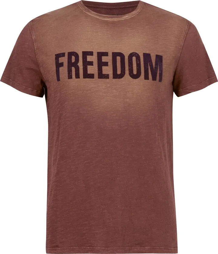 Freedom Flocked T-Shirt